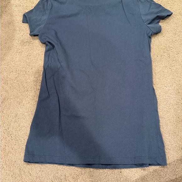 Armani Exchange Women's Charcoal Tee with Logo - Picture 4 of 4